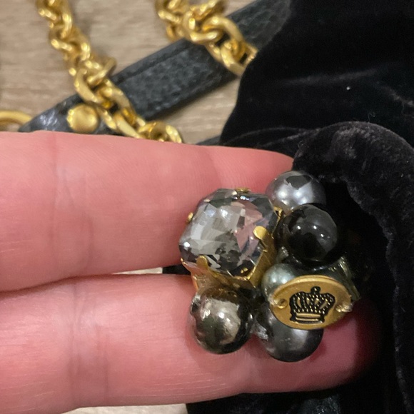 Juicy Couture Velvet crossbody bag Rare - Picture 3 of 9